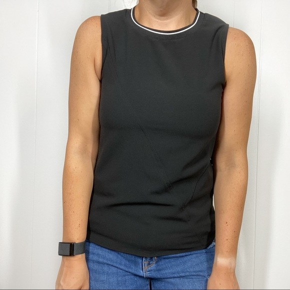 Mango Black Tank with White Trim XS - Picture 1 of 7